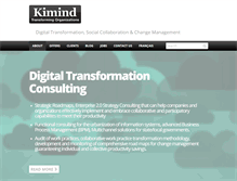 Tablet Screenshot of kimind.com