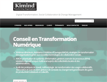 Tablet Screenshot of kimind.fr